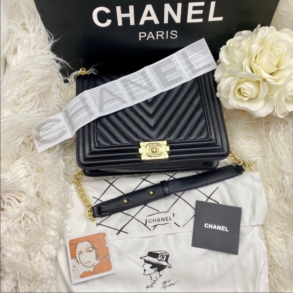 CHANEL LE BOY JUMBO LARGE FLAP BAG